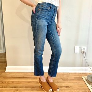 Madewell Cali Demi Boot Jeans in Donovan Wash